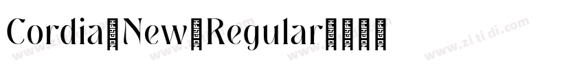 Cordia New Regular字体转换